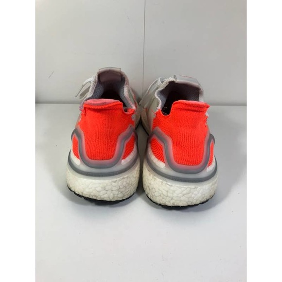 Adidas EF1342 Ultraboost 19 Lace-Up Running Sneakers White Orange Men's US 12 - Picture 4 of 6